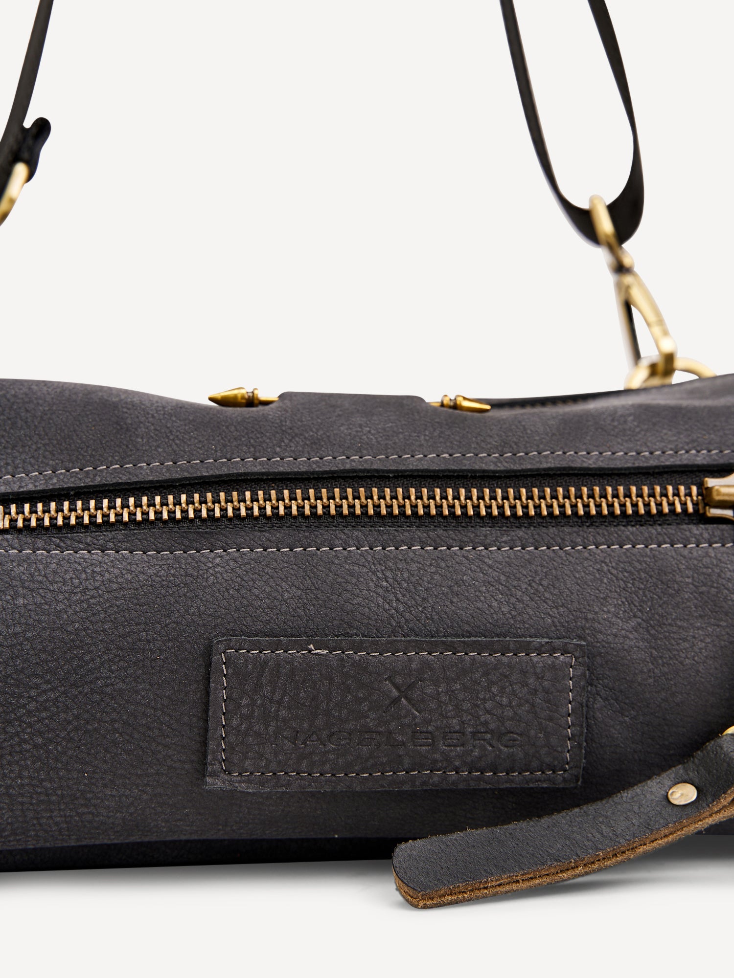 אביבה | תיק צד מעור | אפור מעושן