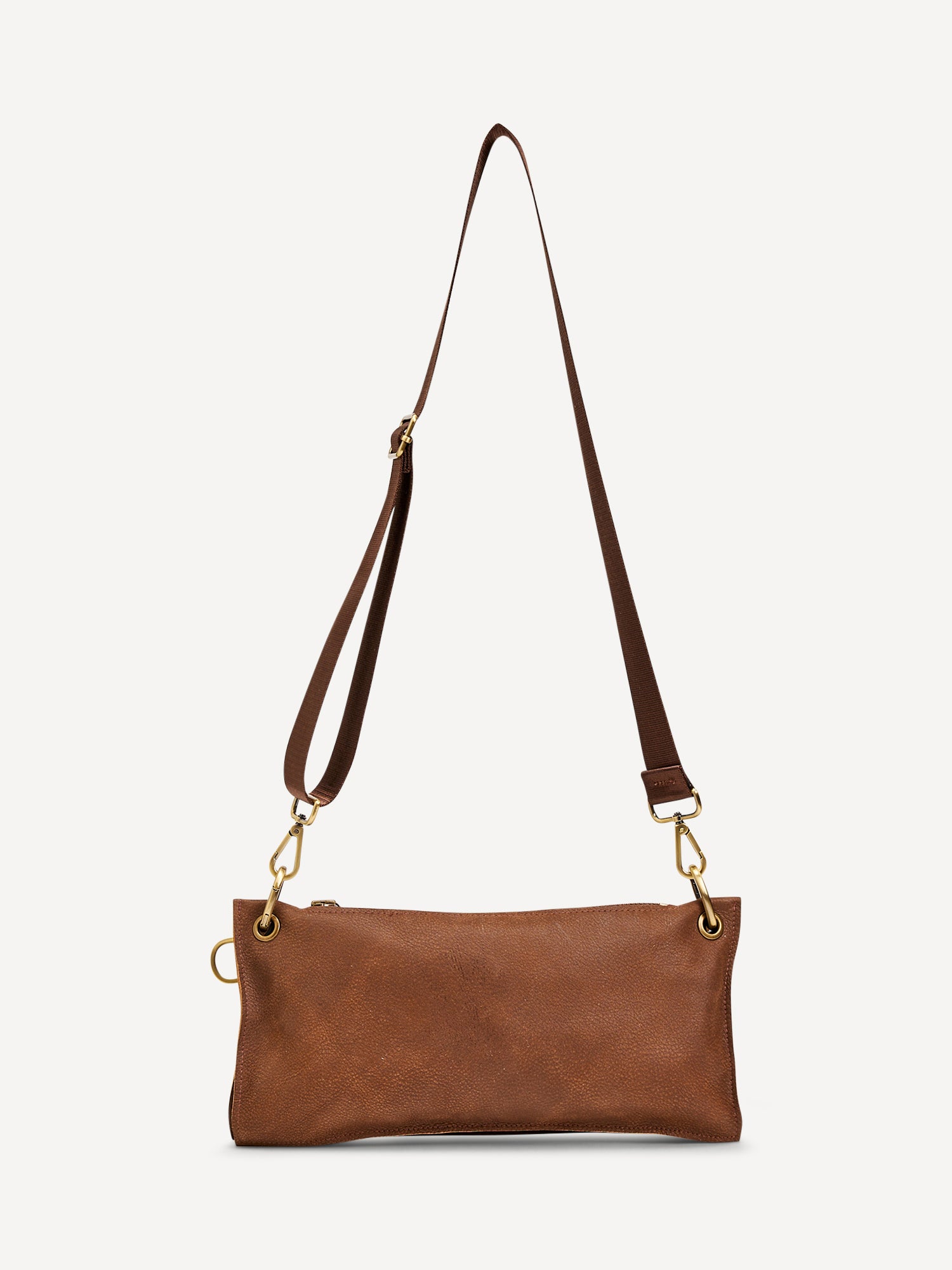 ג'ורדי | תיק צד מעור | חום שוקולד