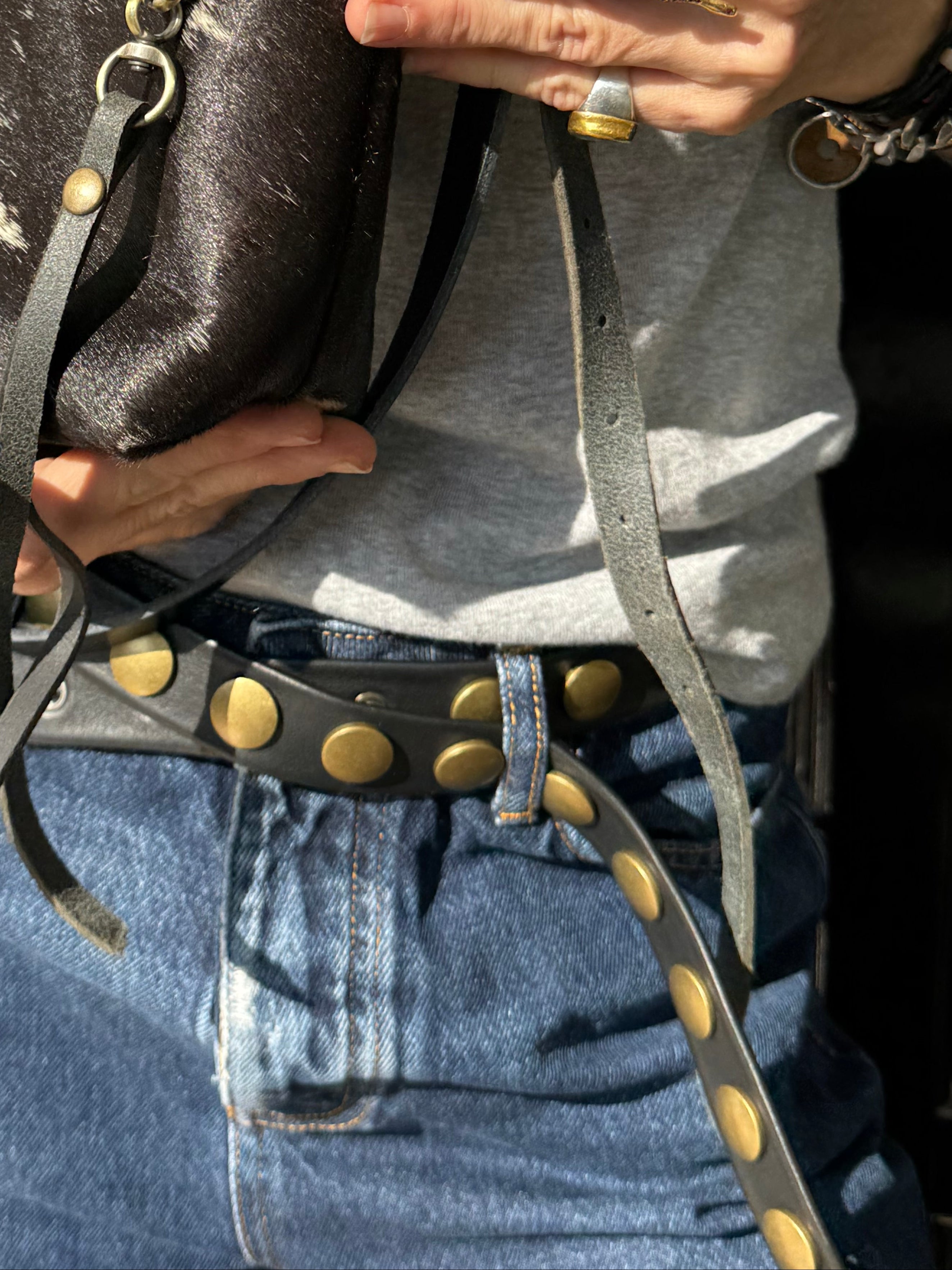 חגורת בלינג | שחור